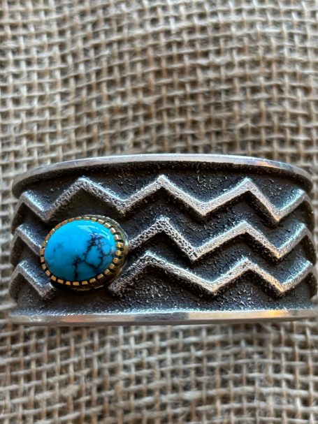 Heavy tufa cast bracelet