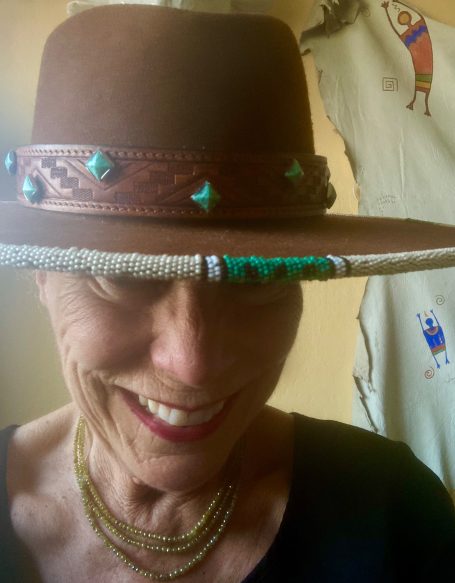 Beaded hat by Thunderbird Hats